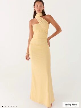 Peppermayo Songbird Maxi Dress Yellow